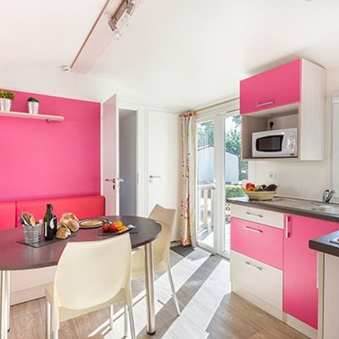 MOBILE HOME 4 people - Comfort XL | 2 Bedrooms | 4 Pers. | Raised terrace | TV