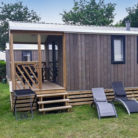 MOBILHOME 4 personas - Confort | 2 dormitorios | 4 plazas | Terraza individual | 1 baño | Aire acondicionado | TV