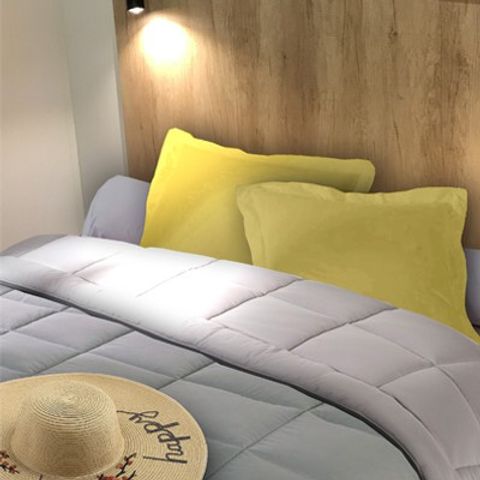 MOBILE HOME 4 people - Comfort | 2 bedrooms | Sleeps 4 | Single terrace | 1 bathroom | Air conditioning | TV