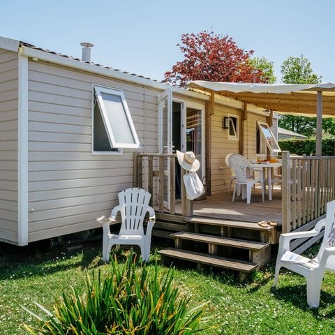 MOBILE HOME 6 people - Comfort | 3 Bedrooms | 6 Pers | Raised terrace | Air conditioning | TV