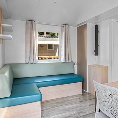 Mobilhome 6 personnes - Comfort XL | 3 Ch. | 6 Pers. | Terrasse surélevée | Clim.