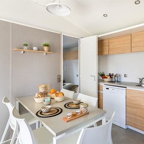 MOBILE HOME 6 people - Comfort XL | 3 Bedrooms | 6 Pers | Raised terrace | TV
