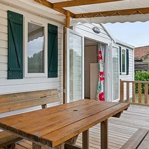 Mobilhome 6 personnes - Comfort XL | 3 Ch. | 6 Pers. | Terrasse surélevée
