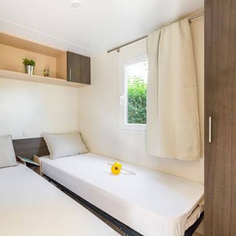 Mobilhome 6 personnes - Mobil-home | Premium | 3 Ch. | 6 Pers. | Terrasse surélevée | TV