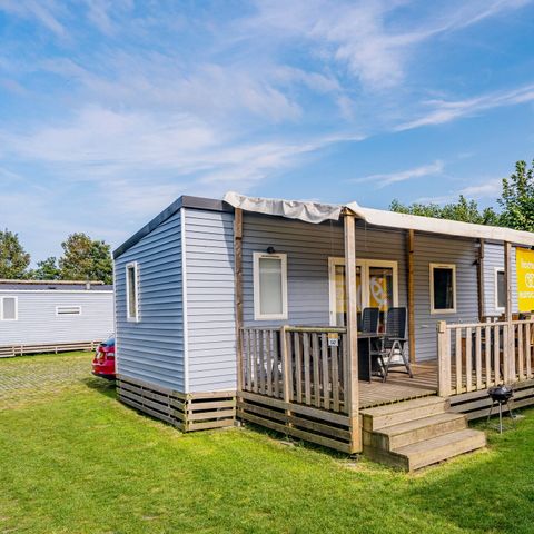 Mobilhome 6 personnes - Mobil-home | Premium | 3 Ch. | 6 Pers. | Terrasse surélevée | TV