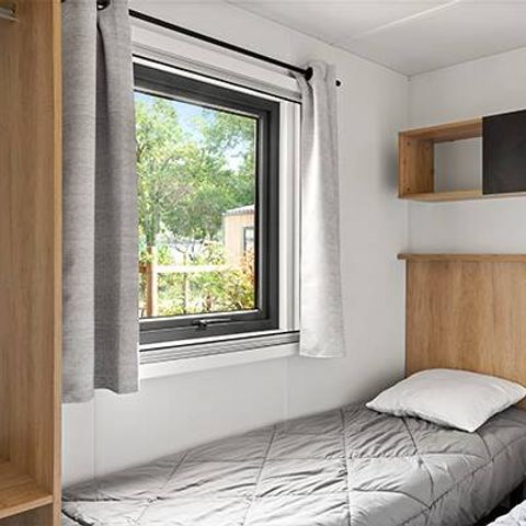 Mobilhome 6 personnes - Ultimate | 3 Ch. | 6 Pers. | *Terrasse surélevée* | 2 SDB | Clim. | TV