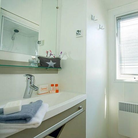 Mobilhome 6 personnes - Mobil-home | Premium | 3 Ch. | 6 Pers. | Terrasse surélevée | Clim.