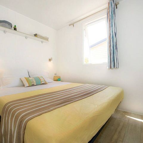 Mobilhome 6 personnes - Mobil-home | Comfort | 3 Ch. | 6 Pers. | Terrasse surélevée | 2 SDB | Clim. | TV