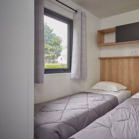 Mobilhome 6 personnes - Mobil-home | Premium Exclusive | 3 Ch. | 6 Pers. | Terrasse surélevée | Clim. | TV