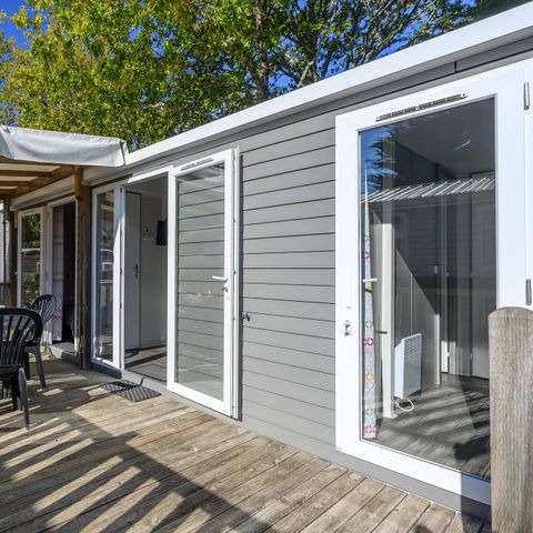 Mobilhome 4 personnes - Mobil-home | Ultimate | 2 Ch. | 4 Pers. | Terrasse surélevée | 2 SDB | Clim. | TV