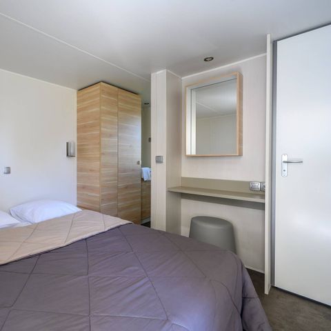 Mobilhome 4 personnes - Mobil-home | Ultimate | 2 Ch. | 4 Pers. | Terrasse surélevée | 2 SDB | Clim. | TV