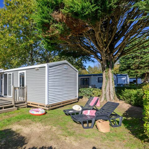 Mobilhome 4 personnes - Mobil-home | Ultimate | 2 Ch. | 4 Pers. | Terrasse surélevée | 2 SDB | Clim. | TV