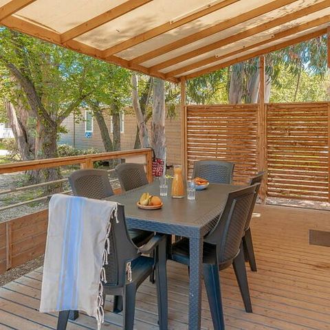 MOBILE HOME 6 people - Premium | 3 Bedrooms | 6 Pers. | Raised terrace