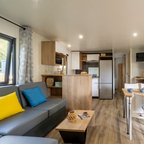 Stacaravan 4 personen - Cottage Privilège TV LV - 2 slaapkamers - 4 slaapplaatsen