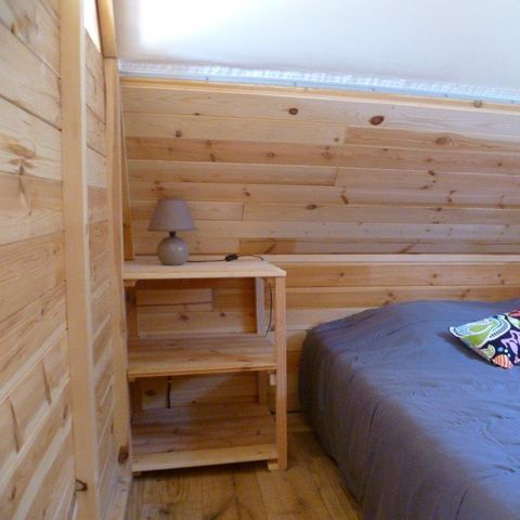 CANVAS AND WOOD TENT 6 people - WOODY TRAPPER Without sanitary facilities