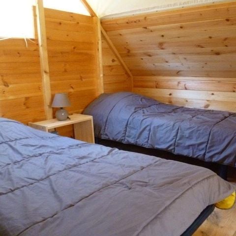 Tente en toile et en bois 6 personnes - TRAPPEUR WOODY Sans sanitaires