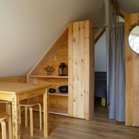 TENDA IN TELA E LEGNO 4 persone - COSY TRAPPER Senza servizi igienici
