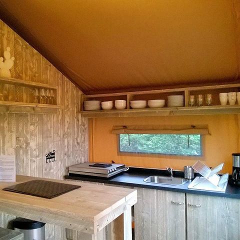 TENDA IN TELA E LEGNO 5 persone - LODGE DI LUSSO