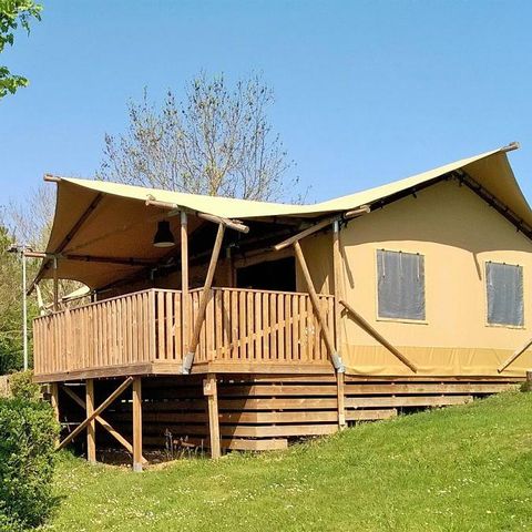 TENDA IN TELA E LEGNO 5 persone - LODGE DI LUSSO