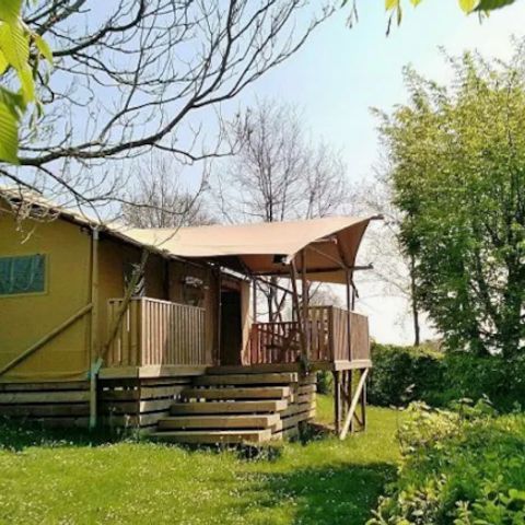 TENDA IN TELA E LEGNO 5 persone - LODGE DI LUSSO