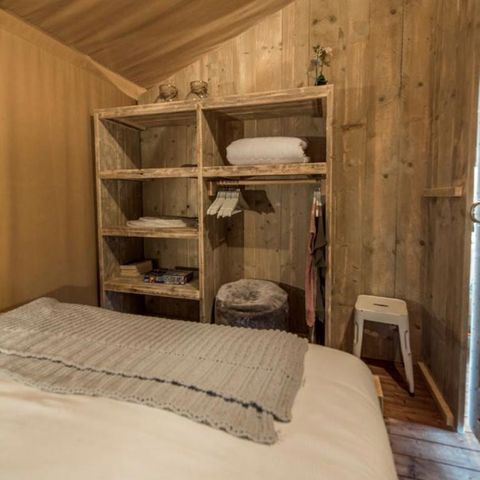 CANVAS AND WOOD TENT 4 people - LODGE SAFARI WOODY