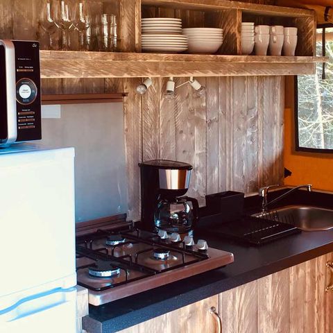 TENDA IN TELA E LEGNO 4 persone - LODGE SAFARI WOODY