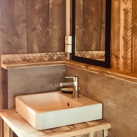 TIENDA DE LONA Y MADERA 4 personas - LODGE SAFARI WOODY