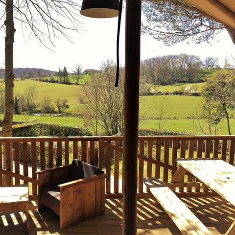 CANVAS AND WOOD TENT 5 people - GLAMPING LODGE