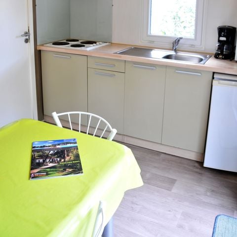 Mobile home 2 persons - Corsaire COMFORT -1 bedroom 20m²- *Clim, terrace, TV*.