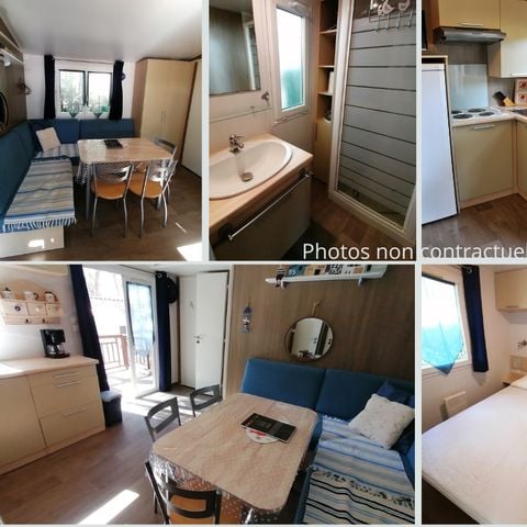 Mobile home 4 persons - Océane COMFORT -2 bedrooms 27m²- *Clim, terrace, TV*.
