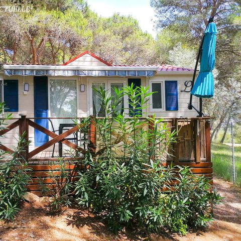 Mobile home 4 persons - Savanah COMFORT -2 bedrooms 30m²- *Clim, terrace, TV*.