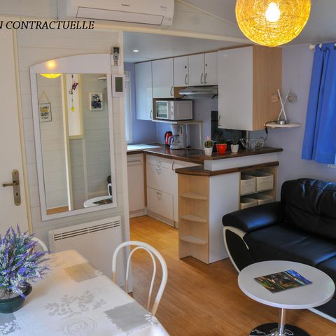 Mobile home 4 persons - Savanah COMFORT -2 bedrooms 30m²- *Clim, terrace, TV*.