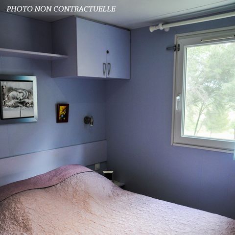 Stacaravan 4 personen - Savanah COMFORT -2 kamers 30m²- *Klimaat, terras, TV*.