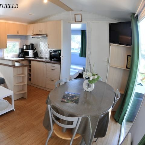 Mobile home 4 persons - Florès COMFORT -2 bedrooms 30m²- *Clim, terrace, TV* *Clim, terrace, TV* *Clim, terrace, TV* *Clim, terrace, TV