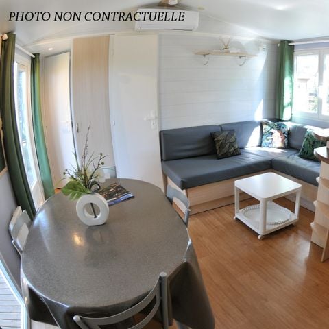 Mobile home 4 persons - Florès COMFORT -2 bedrooms 30m²- *Clim, terrace, TV* *Clim, terrace, TV* *Clim, terrace, TV* *Clim, terrace, TV