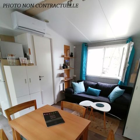 MOBILHOME 6 personnes - Grand Large CONFORT -2 chambres 30m²- *Clim, terrasse, TV*