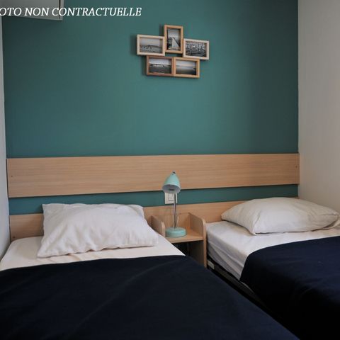 Mobile home 6 persons - Grand Large CONFORT -2 bedrooms 30m²- *Clim, terrace, TV*.