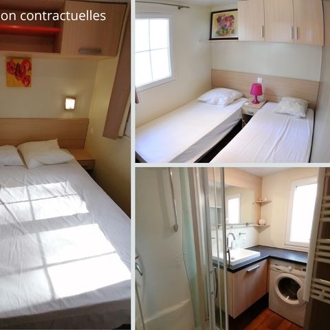 Mobile home 6 persons - Blueberry PREMIUM -2 bedrooms 32m²- *Clim, terrace, TV* *Clim, terrace, TV* *Clim, terrace, TV* *Clim, terrace, TV