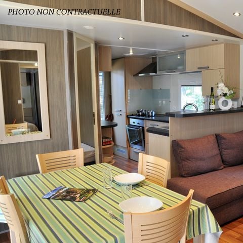 Mobile home 6 persons - Baltimore PREMIUM -2 bedrooms 40m²- *Clim, terrace, TV*, TV*.