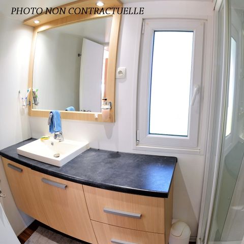 Mobile home 6 persons - Baltimore PREMIUM -2 bedrooms 40m²- *Clim, terrace, TV*, TV*.