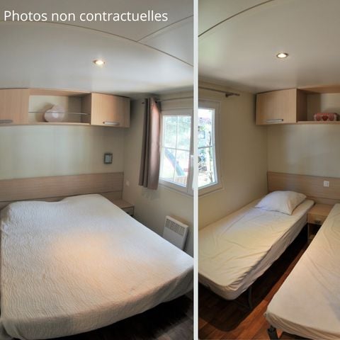 Mobile home 6 persons - Baltimore PREMIUM -2 bedrooms 40m²- *Clim, terrace, TV*, TV*.