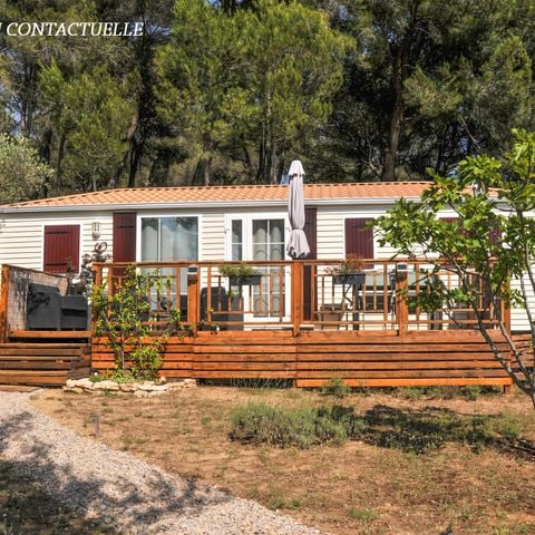 MOBILHOME 6 personnes - Baltimore PREMIUM -2 chambres 40m²- *Clim, terrasse, TV*