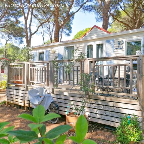 Mobile home 6 persons - Tribord CONFORT -3 bedrooms 32m²- *Clim, terrace, TV* *Clim, terrace, TV* *Clim, terrace, TV* *Clim, terrace, TV