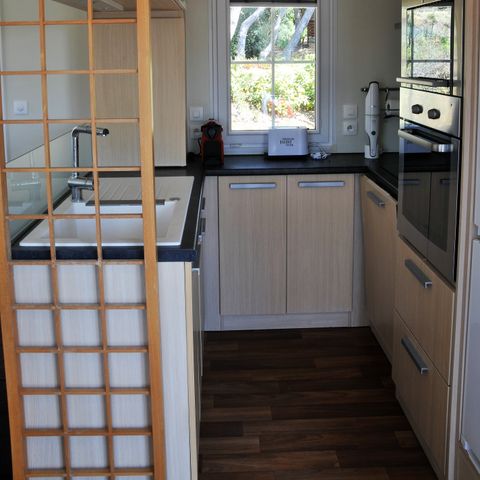Mobile home 6 persons - Charleston PREMIUM -2 rooms 40m²- *Clim, terrace, TV* *Clim, terrace, TV* *Clim, terrace, TV* *Clim, terrace, TV