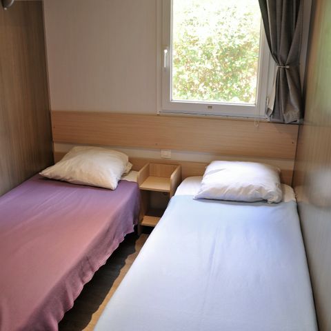 Stacaravan 4 personen - Malediven COMFORT -2 kamers 30m²- *Klimaat, terras, TV* *Klimaat, terras, TV* *Klimaat, terras, TV* *Klimaat, terras, TV