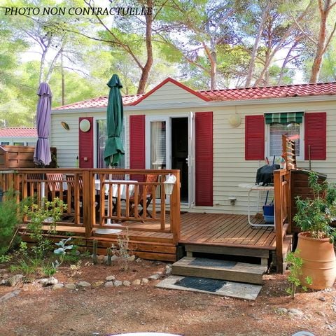 MOBILHOME 4 personnes - Maldives CONFORT -2 chambres 32m²- *Clim, terrasse, TV*