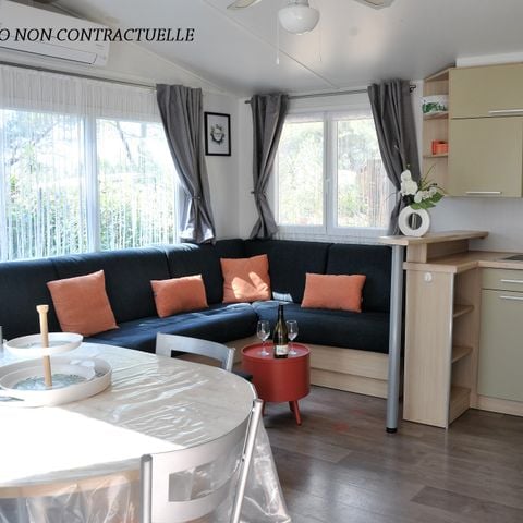 MOBILHOME 4 personnes - Maldives CONFORT -2 chambres 32m²- *Clim, terrasse, TV*