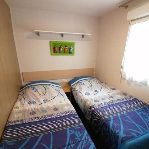 MOBILHOME 6 personnes - Florès 3 CONFORT -3 chambres 32m²- *Clim, terrasse, TV*