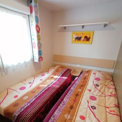 MOBILHOME 6 personnes - Florès 3 CONFORT -3 chambres 35m²- *Clim, terrasse, TV*