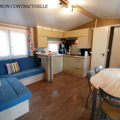 MOBILHOME 6 personnes - Florès 3 CONFORT -3 chambres 35m²- *Clim, terrasse, TV*